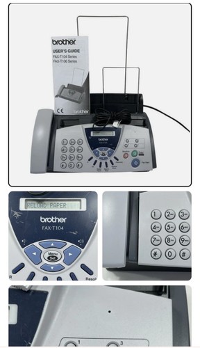 Brother fax t104 normalpapier - fax-t104,